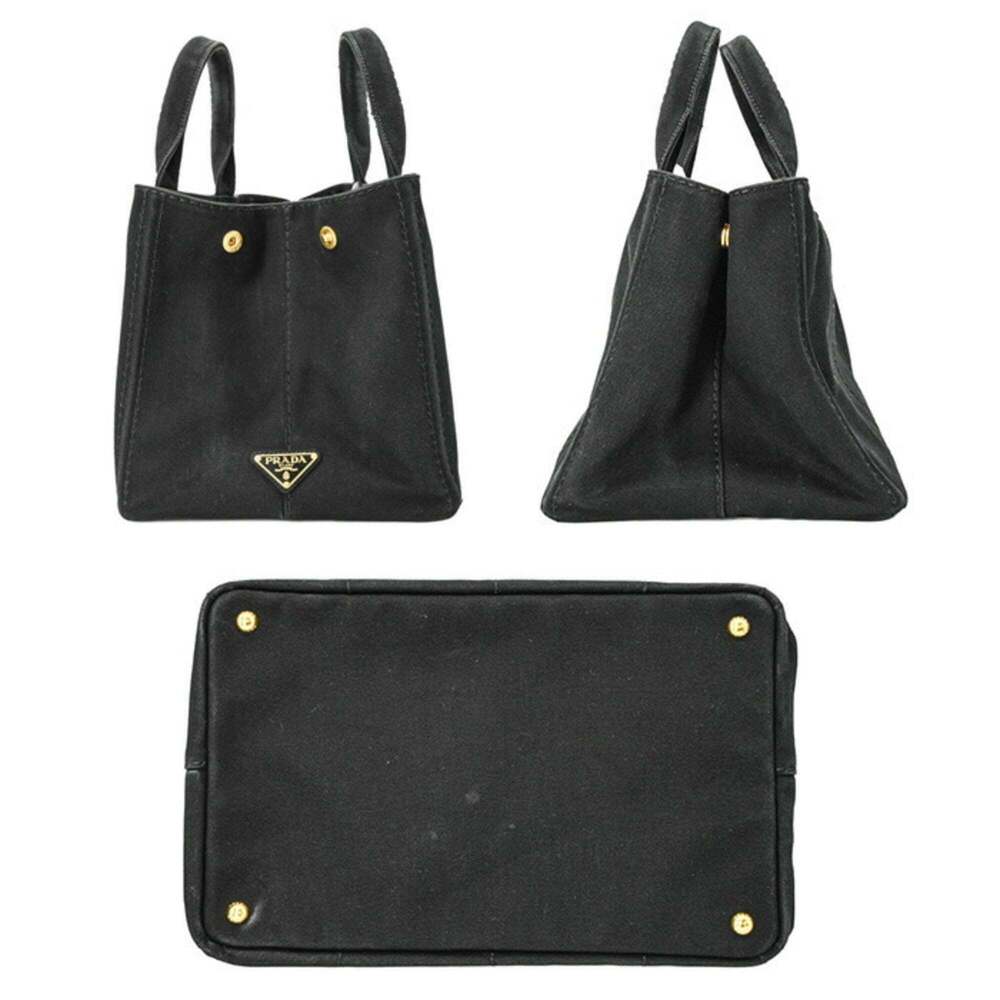 PRADA Black Canvas Shoulder Bag - Picture 4 of 16